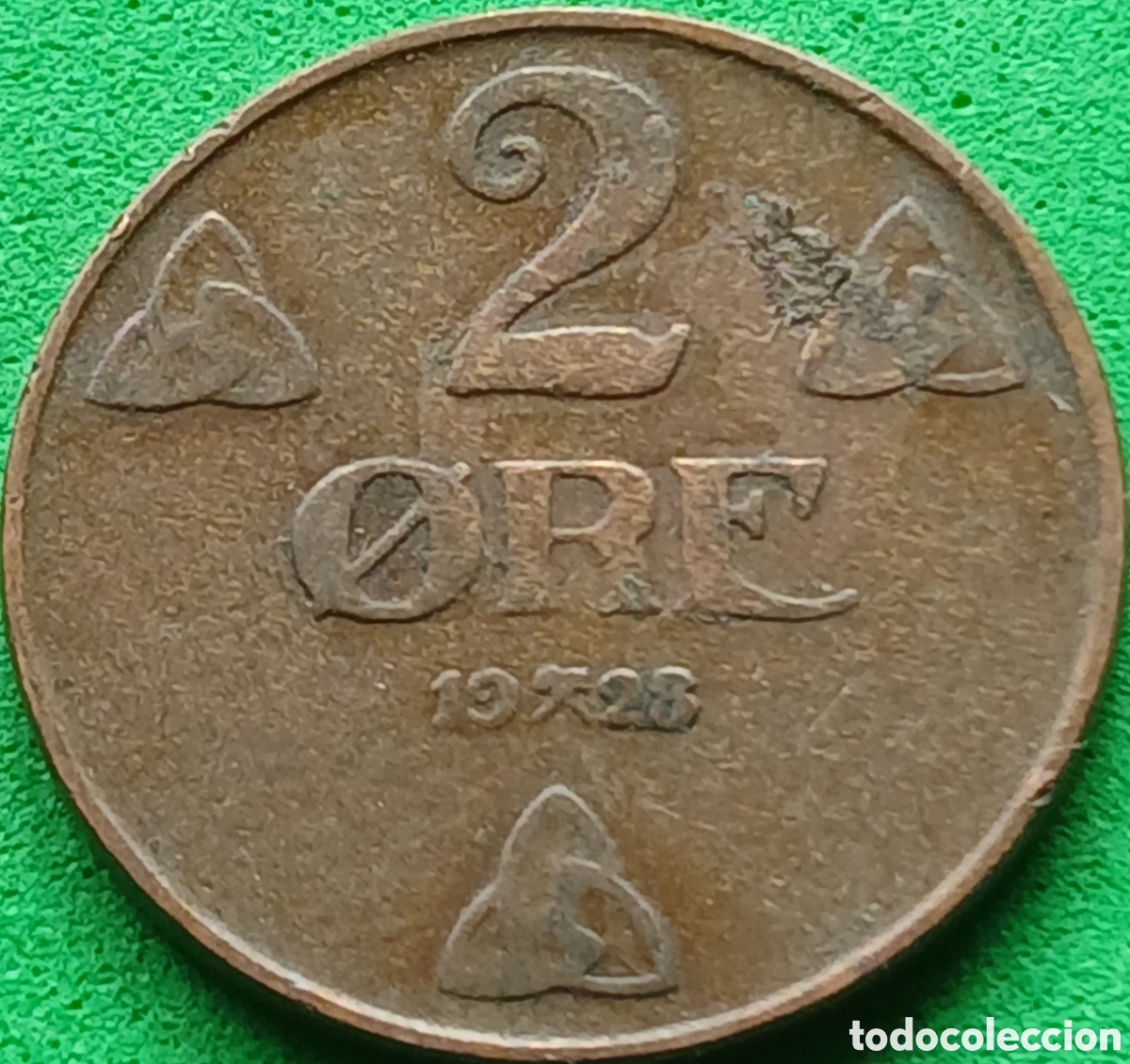 Monedas antiguas de Europa: Noruega 2 ore 1928 km#371
