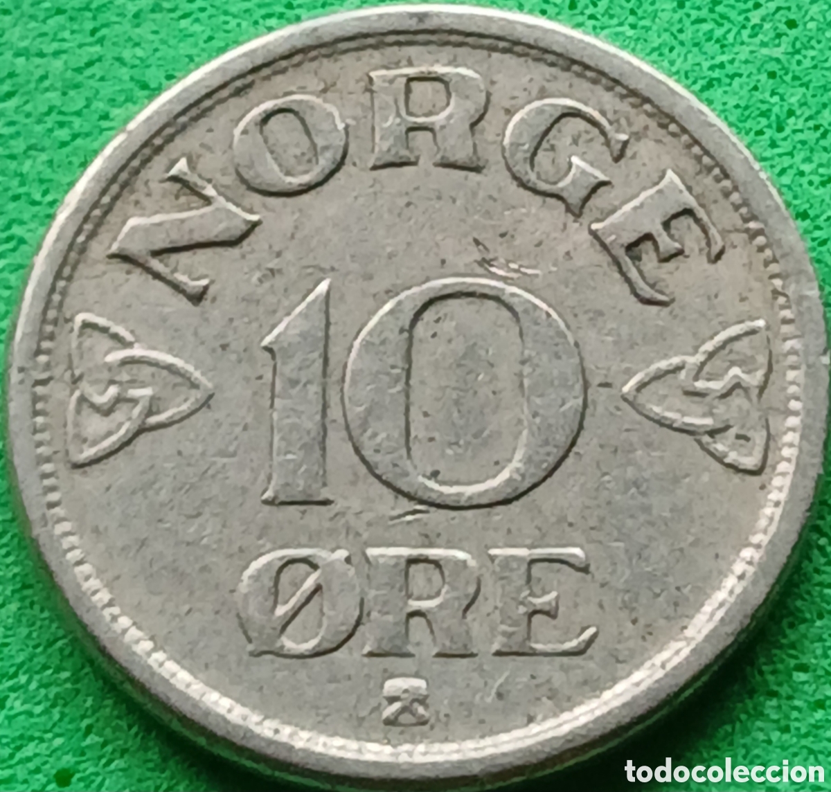 Monedas antiguas de Europa: Noruega 10 ore 1953 km#396