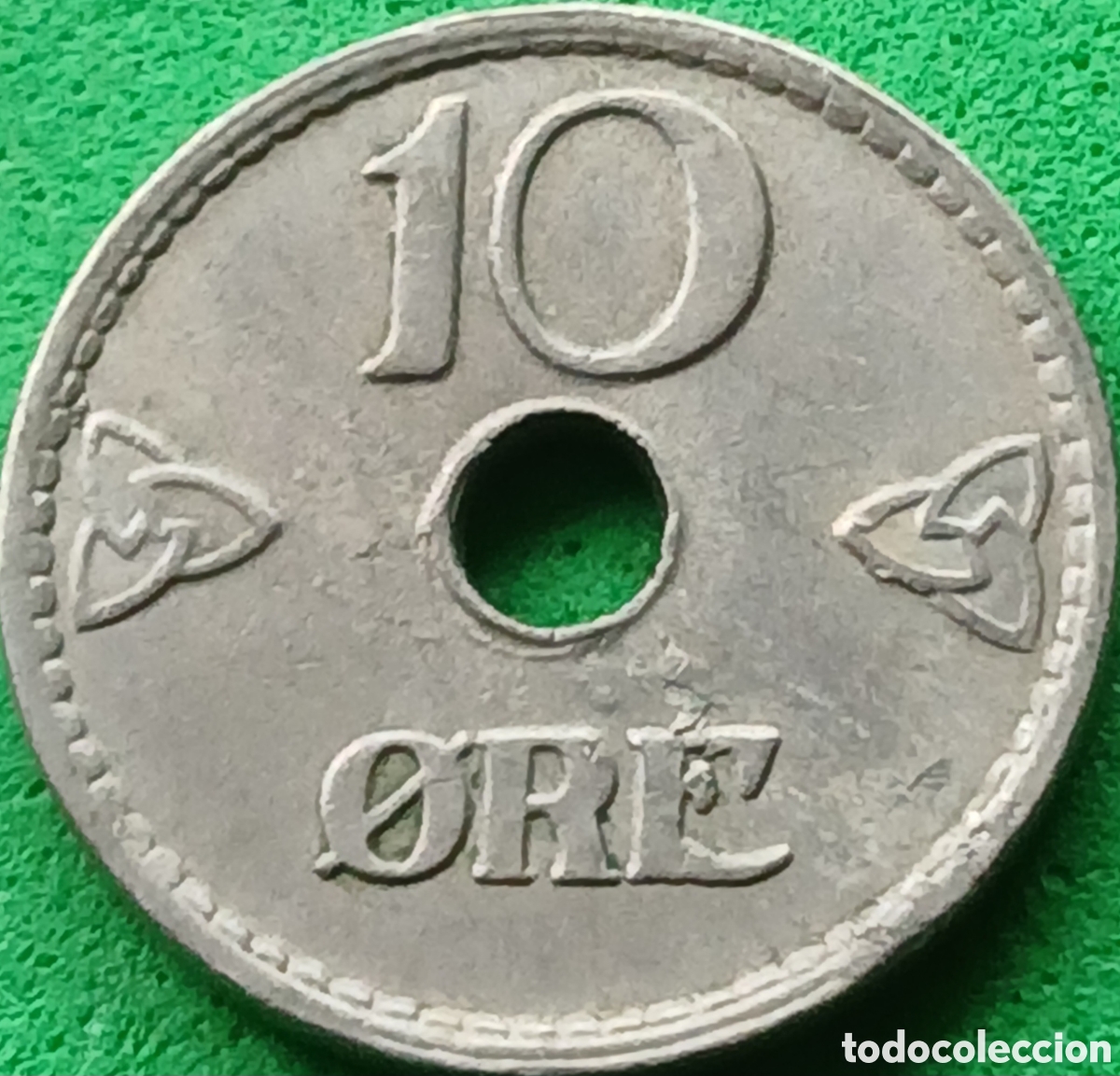 Monedas antiguas de Europa: Noruega 10 ore 1948 km#383