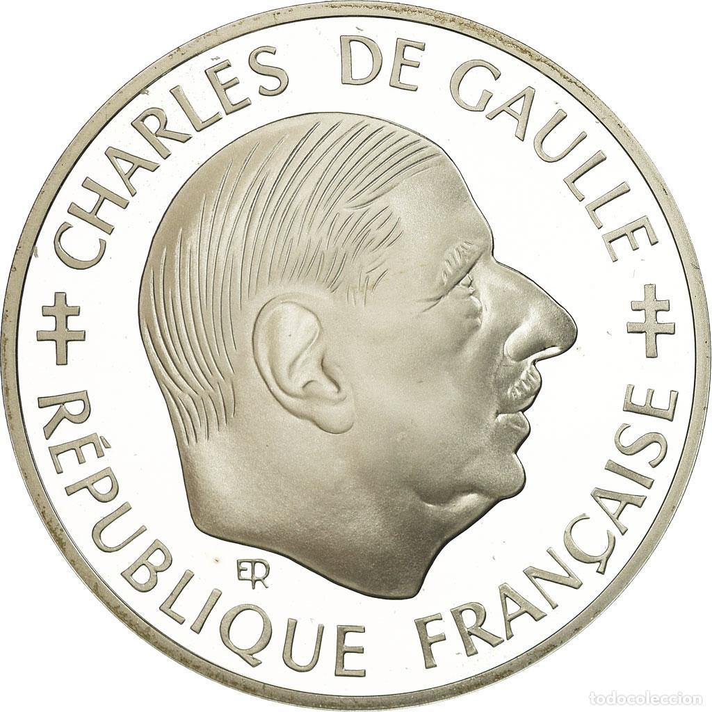 Monedas antiguas de Europa: [#751843] Moneda, Francia, Charles de Gaulle, Franc, 1988, Paris, Proof, FDC, Plata