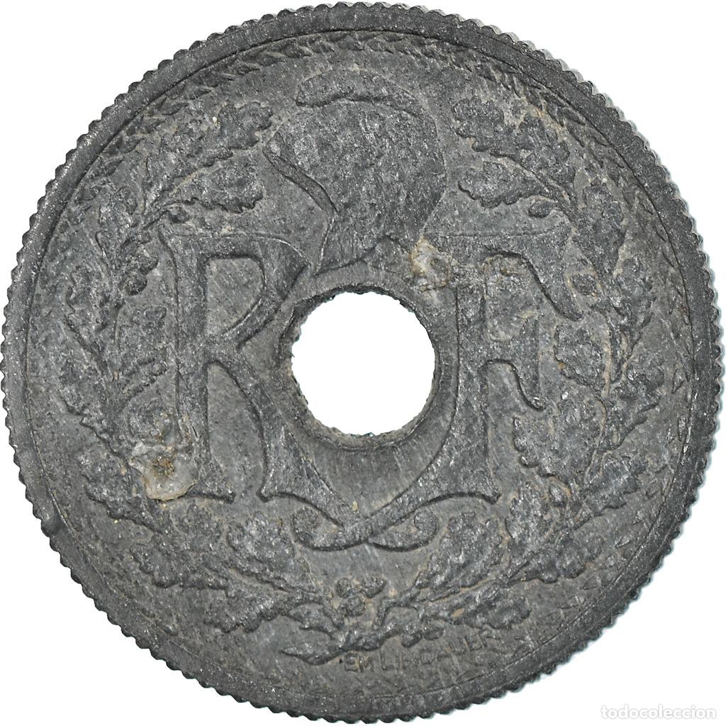 Monedas antiguas de Europa: [#812592] Moneda, Francia, Lindauer, 10 Centimes, 1945, Paris, MBC, Cinc, KM:906.1