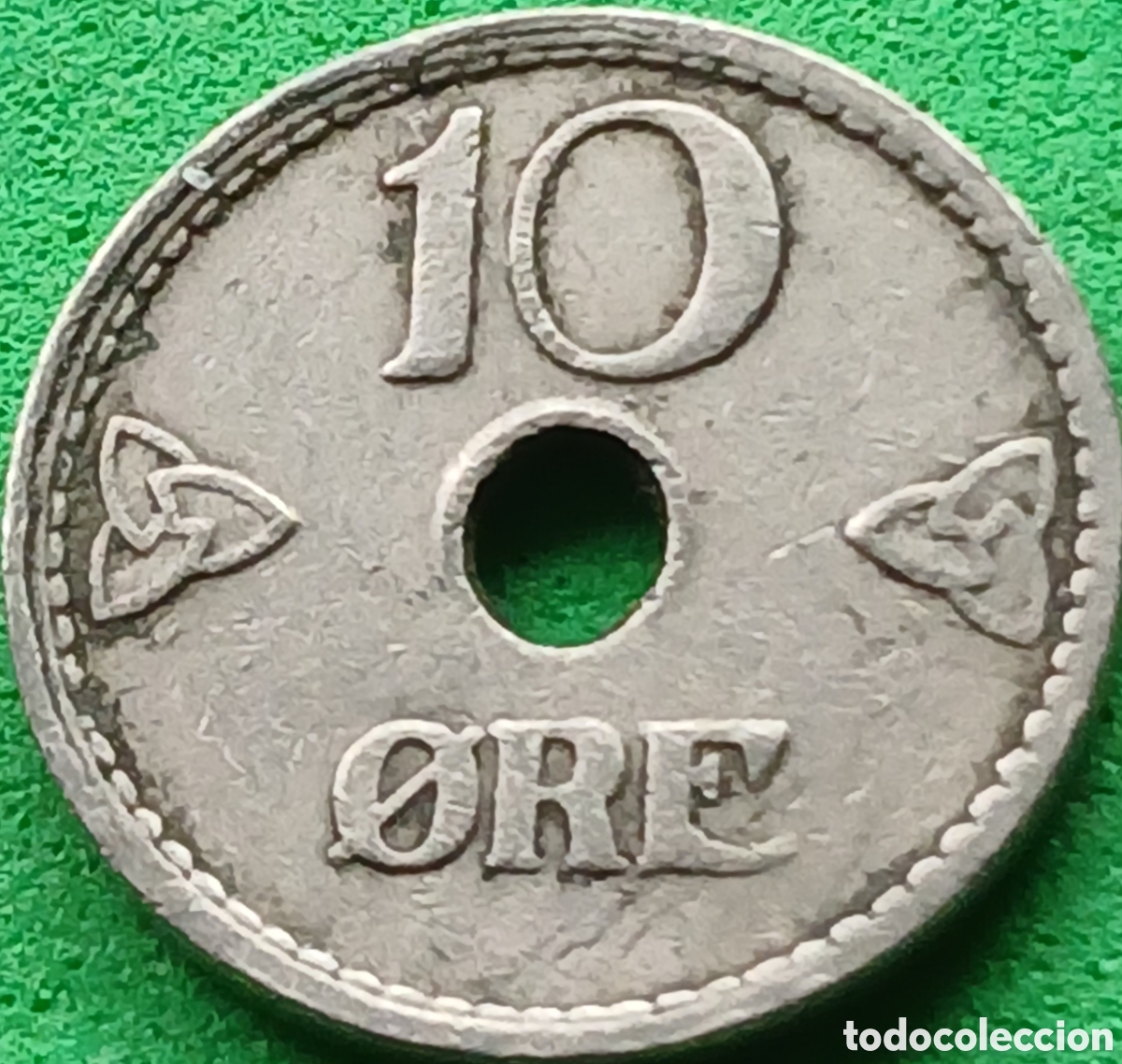 Monedas antiguas de Europa: Noruega 10 ore 1937 km#383