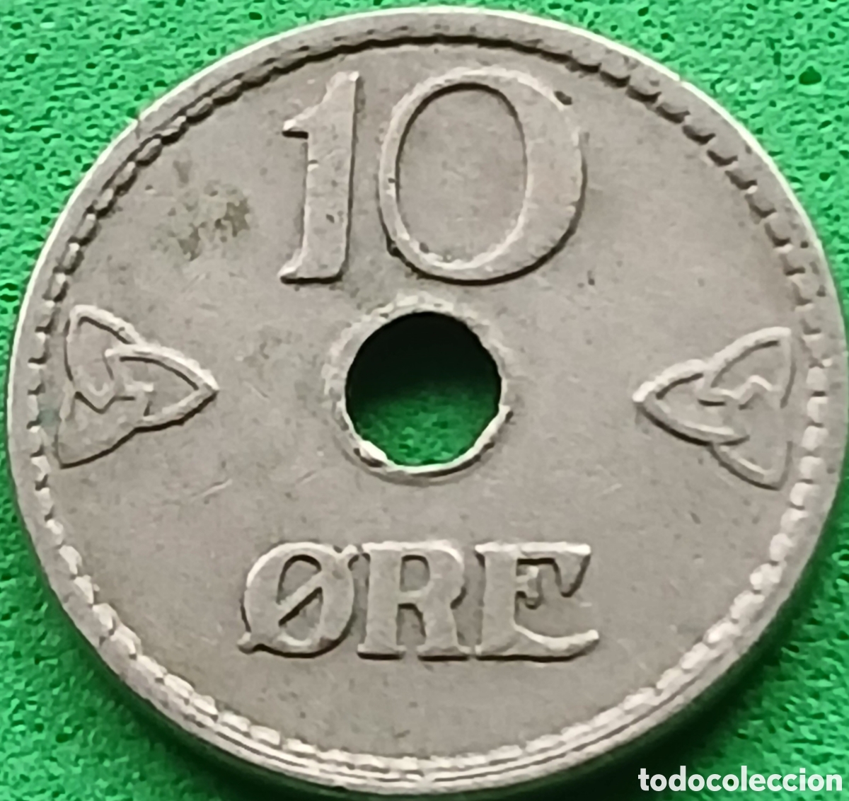 Monedas antiguas de Europa: Noruega 10 ore 1924 km#383