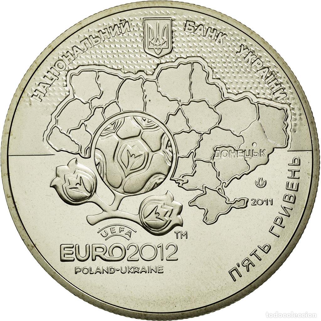 Monedas antiguas de Europa: [#456086] Moneda, Ucrania, 5 Hryven, 2011, Kyiv, SC, Cobre - n&iacute;quel - cinc, KM:649
