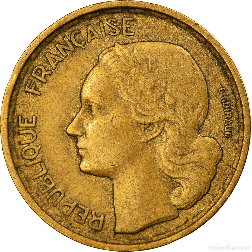 Monedas antiguas de Europa: [#745008] Moneda, Francia, Guiraud, 10 Francs, 1952, Paris, MBC, Aluminio - bronce
