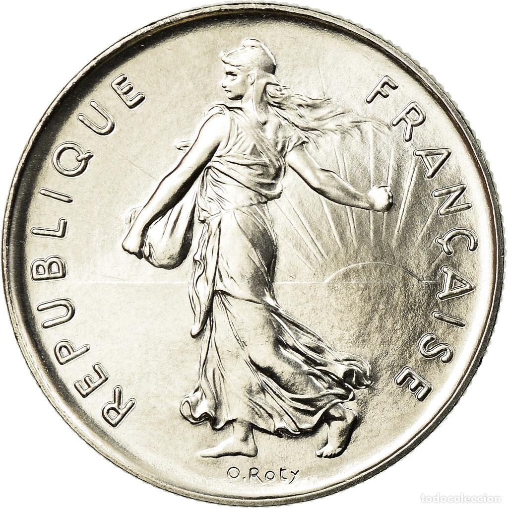 Monedas antiguas de Europa: [#754934] Moneda, Francia, Semeuse, 5 Francs, 1981, Paris, FDC, N&iacute;quel recubierto de