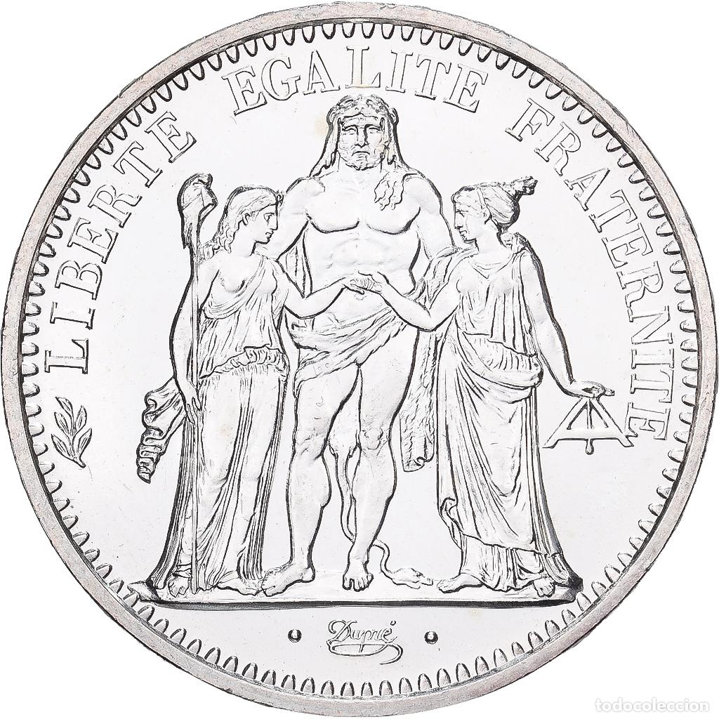 Monedas antiguas de Europa: [#138429] Francia, 10 Francs, Hercule, 1973, MDP, Plata, SC, Gadoury:813