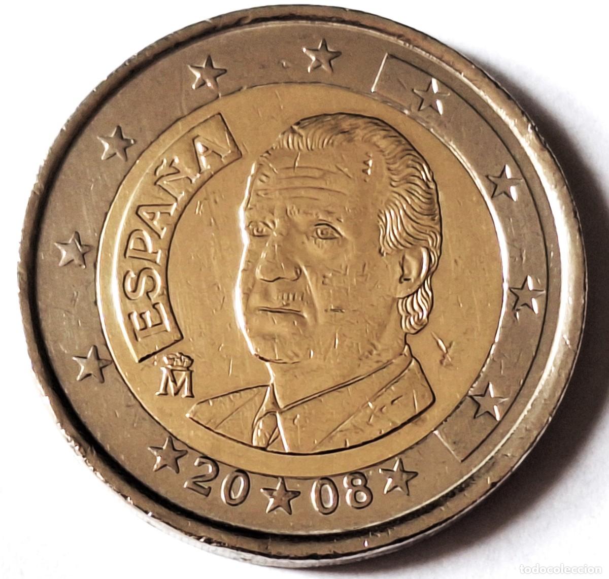 Monedas antiguas de Europa: ESPA&Ntilde;A - MONEDA DE 2 EUROS DEL A&Ntilde;O 2008 - BIEN CONSERVADA