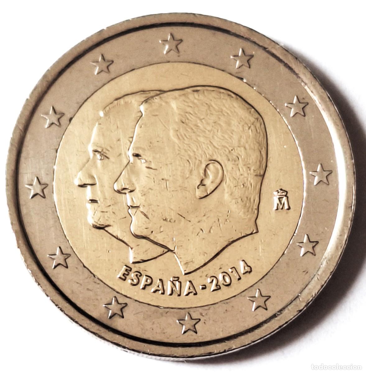 Monedas antiguas de Europa: ESPA&Ntilde;A - MONEDA CONMEMORATIVA DE 2 EUROS DEL A&Ntilde;O 2014 - FELIPE VI - BIEN CONSERVADA