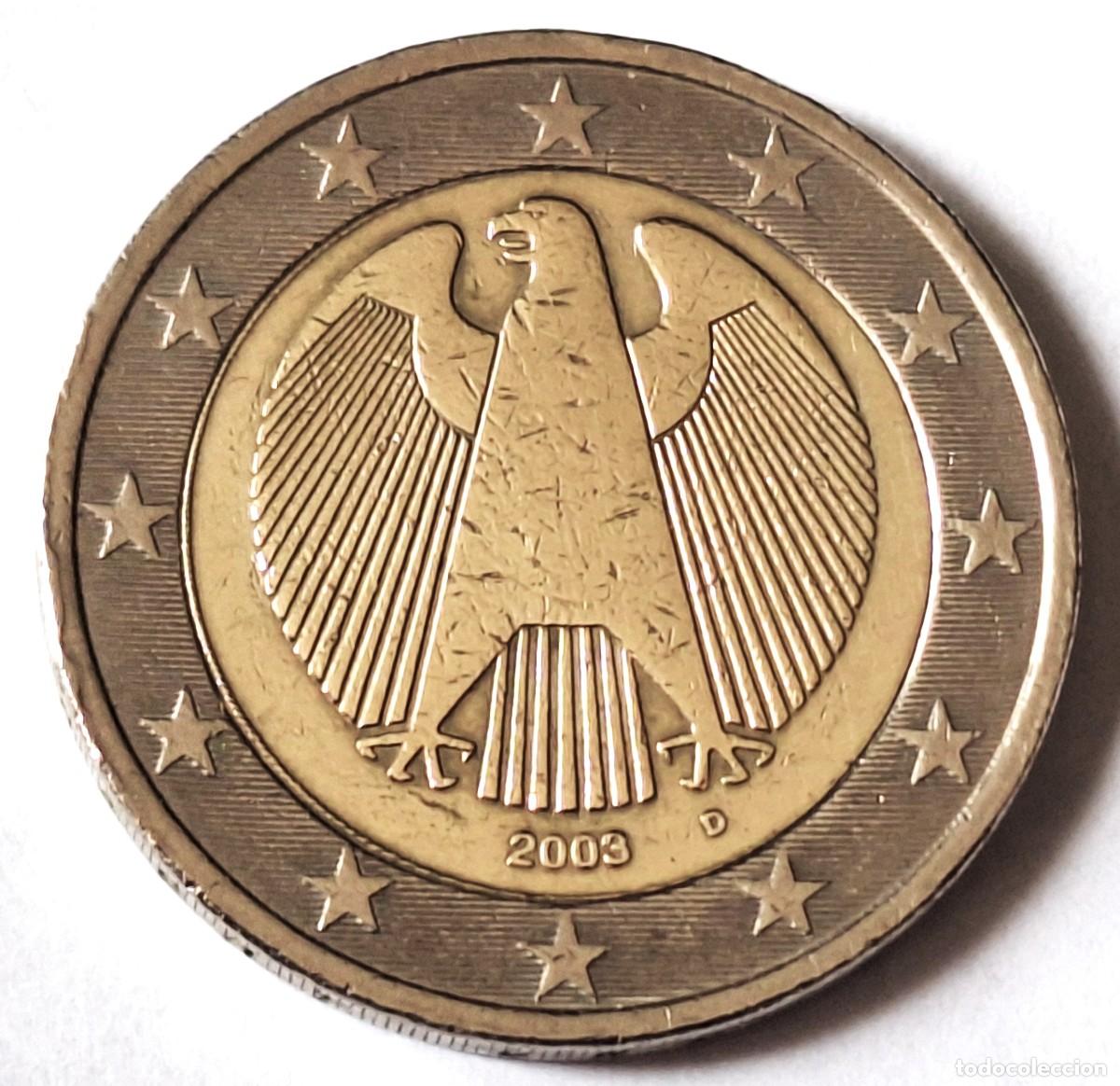 Monedas antiguas de Europa: ALEMANIA - MONEDA DE 2 EUROS DEL A&Ntilde;O 2003 - - CECA &rdquo;D &rdquo; - BIEN CONSERVADA