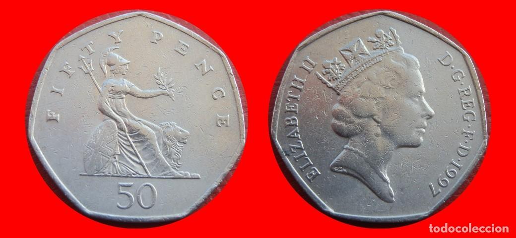 Monedas antiguas de Europa: 50 PENIQUES PENCE 1997 INGLATERRA REINO UNIDO-144158