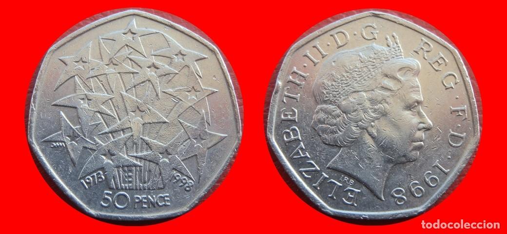 Monedas antiguas de Europa: 50 PENIQUES PENCE 1998 INGLATERRA REINO UNIDO-144160