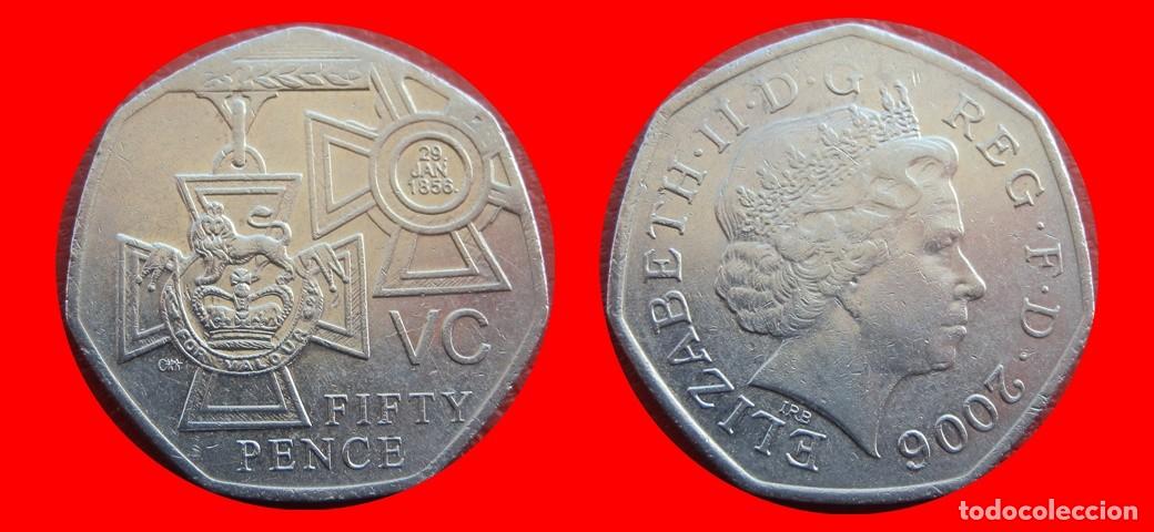 Monedas antiguas de Europa: 50 PENIQUES PENCE 2006 INGLATERRA REINO UNIDO-144163