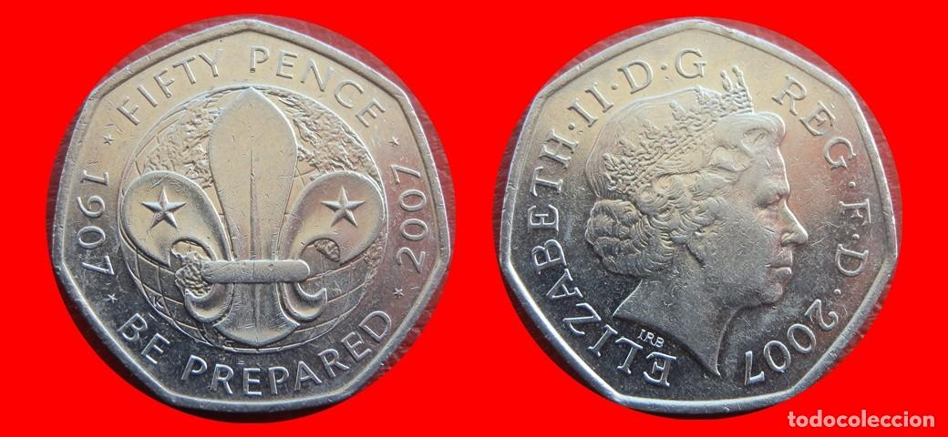 Monedas antiguas de Europa: 50 PENIQUES PENCE 2007 INGLATERRA REINO UNIDO-144164