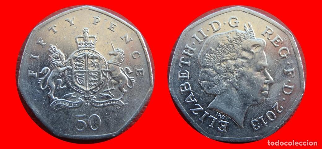 Monedas antiguas de Europa: 50 PENIQUES PENCE 2013 INGLATERRA REINO UNIDO-144170