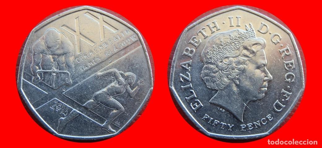 Monedas antiguas de Europa: 50 PENIQUES PENCE 2014 INGLATERRA REINO UNIDO-144171