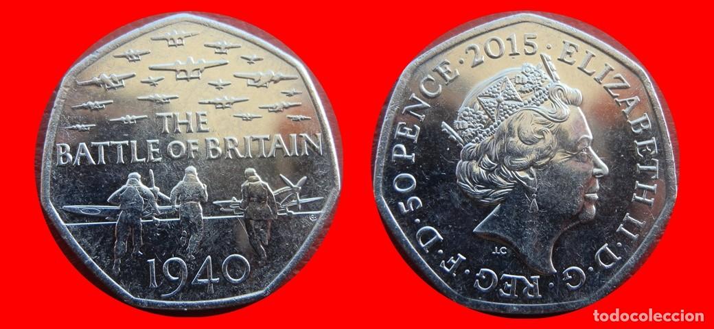 Monedas antiguas de Europa: 50 PENIQUES PENCE 2015 INGLATERRA REINO UNIDO-144172