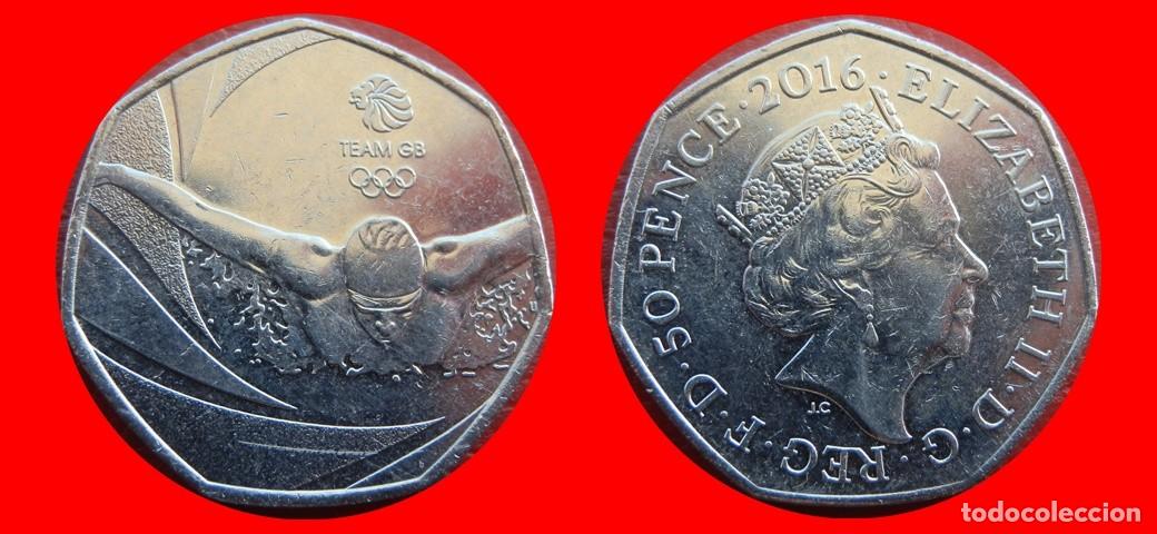 Monedas antiguas de Europa: 50 PENIQUES PENCE 2016 INGLATERRA REINO UNIDO-144174