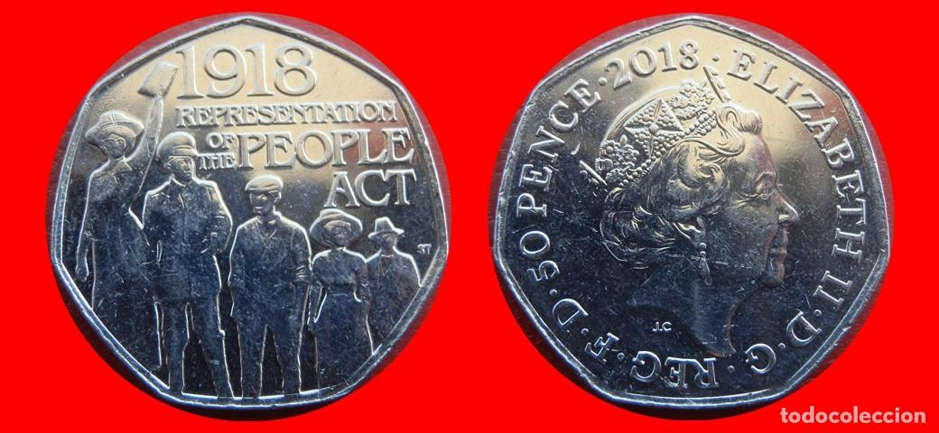 Monedas antiguas de Europa: 50 PENIQUES PENCE 2018 INGLATERRA REINO UNIDO-144185