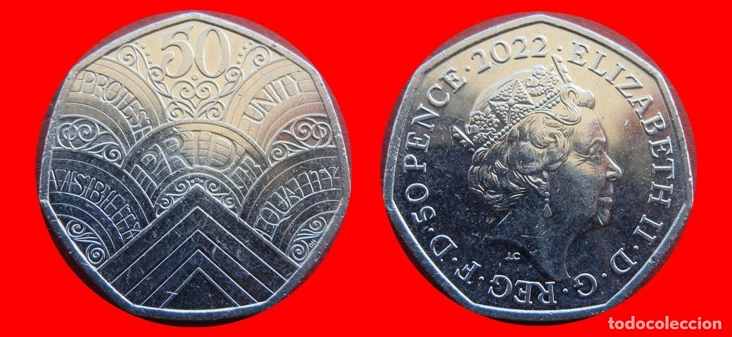 Monedas antiguas de Europa: 50 PENIQUES PENCE 2022 INGLATERRA REINO UNIDO-144187