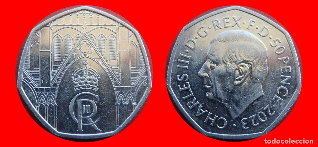 Monedas antiguas de Europa: 50 PENIQUES PENCE 2023 INGLATERRA REINO UNIDO-144189