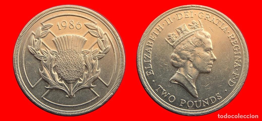 Monedas antiguas de Europa: 2 LIBRAS POUNDS 1986 INGLATERRA REINO UNIDO-144190