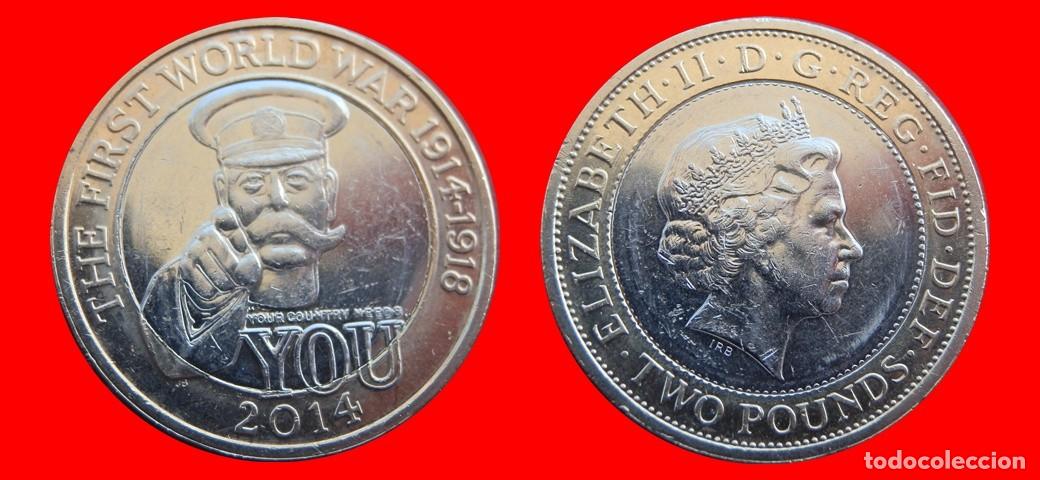 Monedas antiguas de Europa: 2 LIBRAS POUNDS 2014 INGLATERRA REINO UNIDO-144199