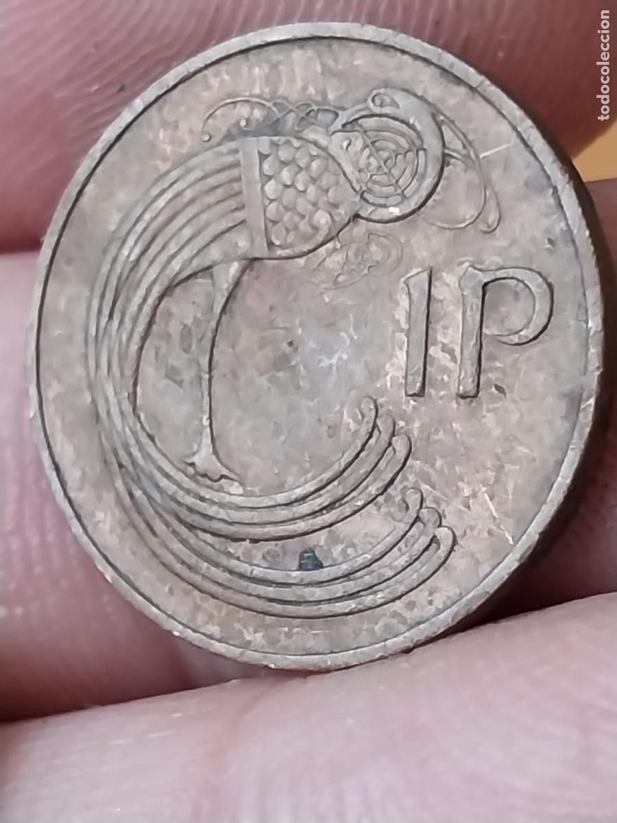 Monedas antiguas de Europa: EIRE IRLANDA AVE PARAISO 1 PENIQUE PENNY A&Ntilde;O 1971 MONEDA CIRCULADA ORIGINAL