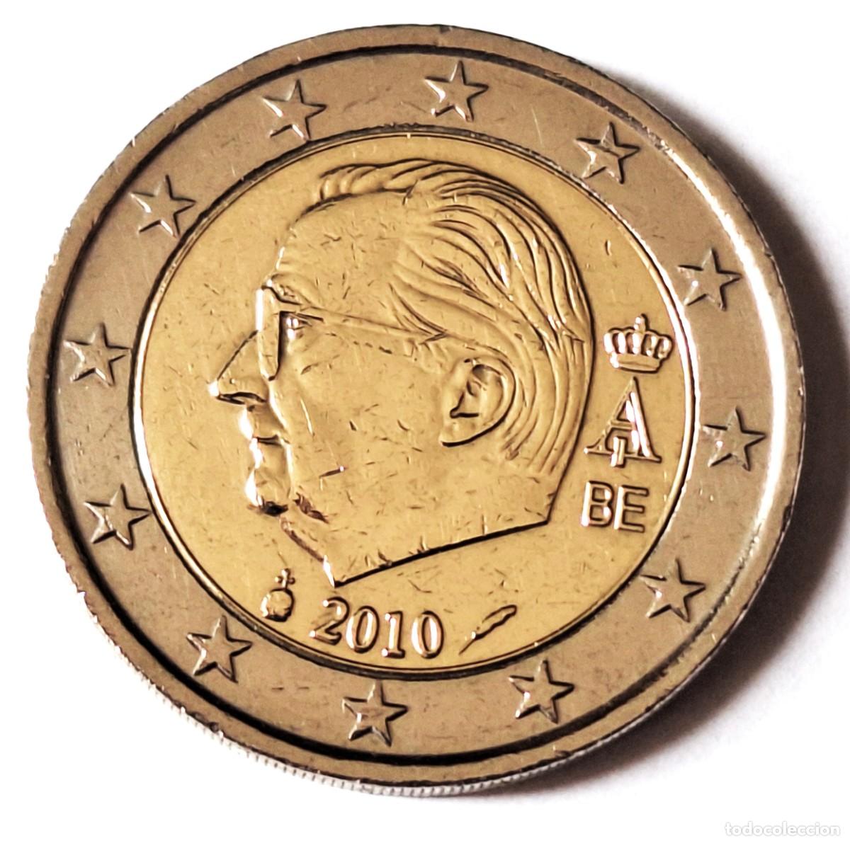 Monedas antiguas de Europa: BELGICA - MONEDA DE 2 EUROS DEL A&Ntilde;O 2010 - - MARCA B E - BIEN CONSERVADA