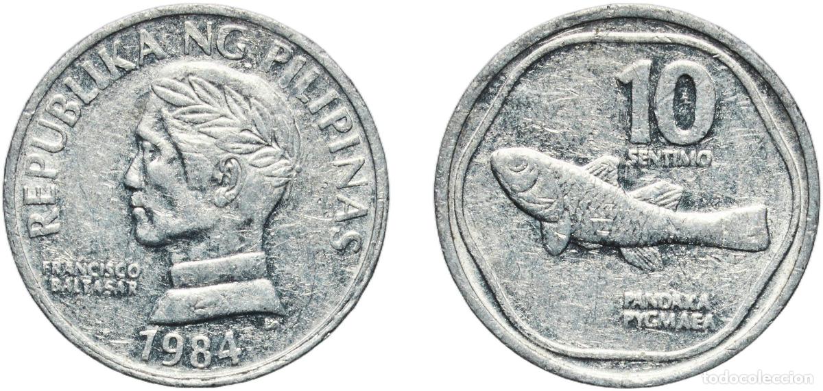 Monedas antiguas de Europa: Philippines Republic 1984 10 Sentimo Aluminium Royal Mint (235900000) 1.52g XF KM 240.2
