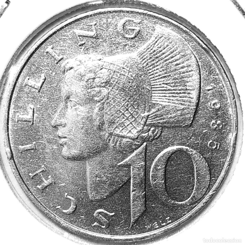 Monedas antiguas de Europa: AUSTRIA (1946-2001) - 10 SCHILLING 1985 - A - 6,20 GR. CUPRONIQUEL - DIAMETRO 25,80 mm - KM#2918