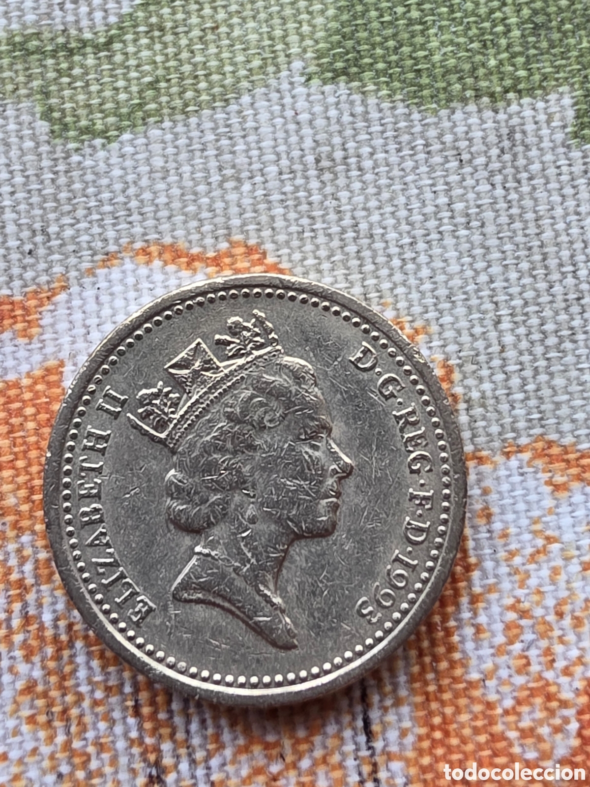 Monedas antiguas de Europa: MONEDA 1 LIBRA INGLATERRA