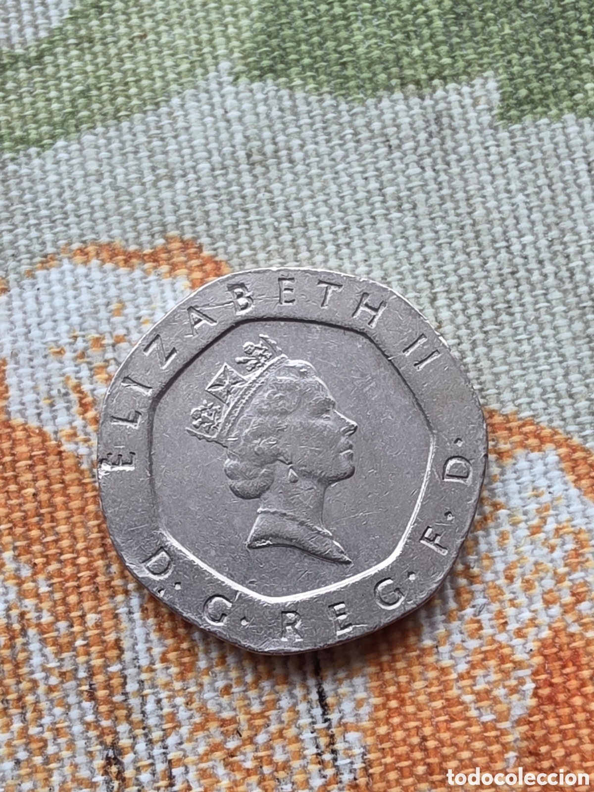 Monedas antiguas de Europa: MONEDA 20 PENYQUES INGLATERRA