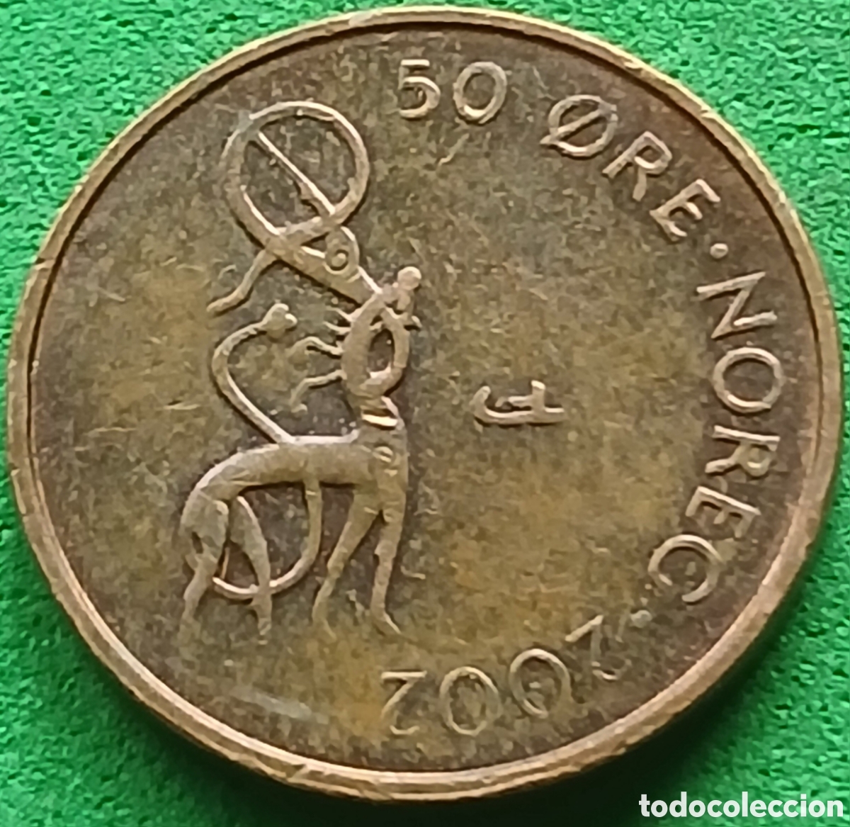 Monedas antiguas de Europa: Noruega 50 ore 2002 km#460