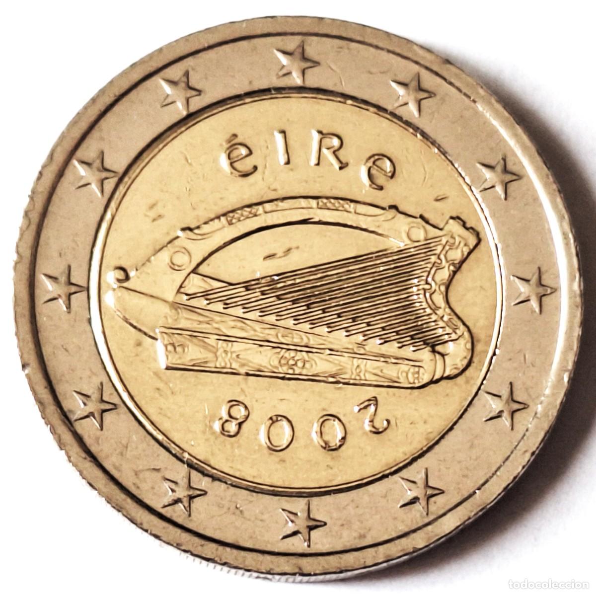 Monedas antiguas de Europa: IRLANDA - MONEDA DE 2 EUROS DEL A&Ntilde;O 2008 - - BIEN CONSERVADA