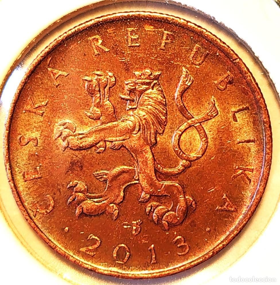 Monedas antiguas de Europa: REPUBLICA CHECA (1993-) - 10 KORUN 2013 - A - 7,62 GR ACERO BRONCEADO - DIAMETRO 24,50 mm - KM#4