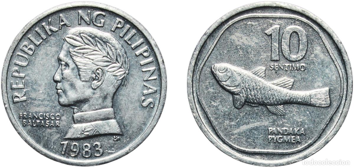 Monedas antiguas de Europa: Philippines Republic 1983 10 Sentimo Aluminium Royal Mint (95640000) 1.5g UNC KM 240.1