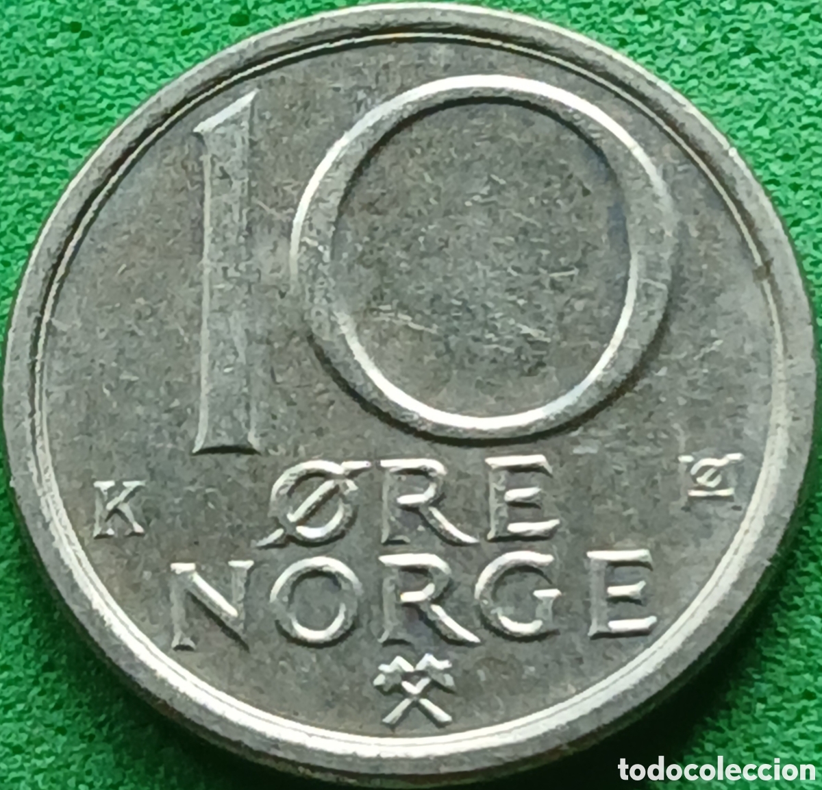 Monedas antiguas de Europa: Noruega 10 ore 1984 km#416