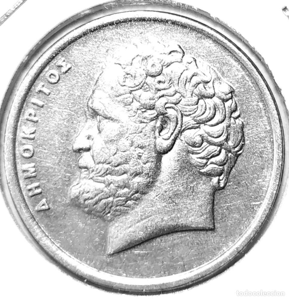 Monedas antiguas de Europa: GRECIA (1976-2002) - 10 DRACHMAI 1992 - TERCERA REPUBLICA HELENICA - B - 7,55 GR. COBRE-NICKEL