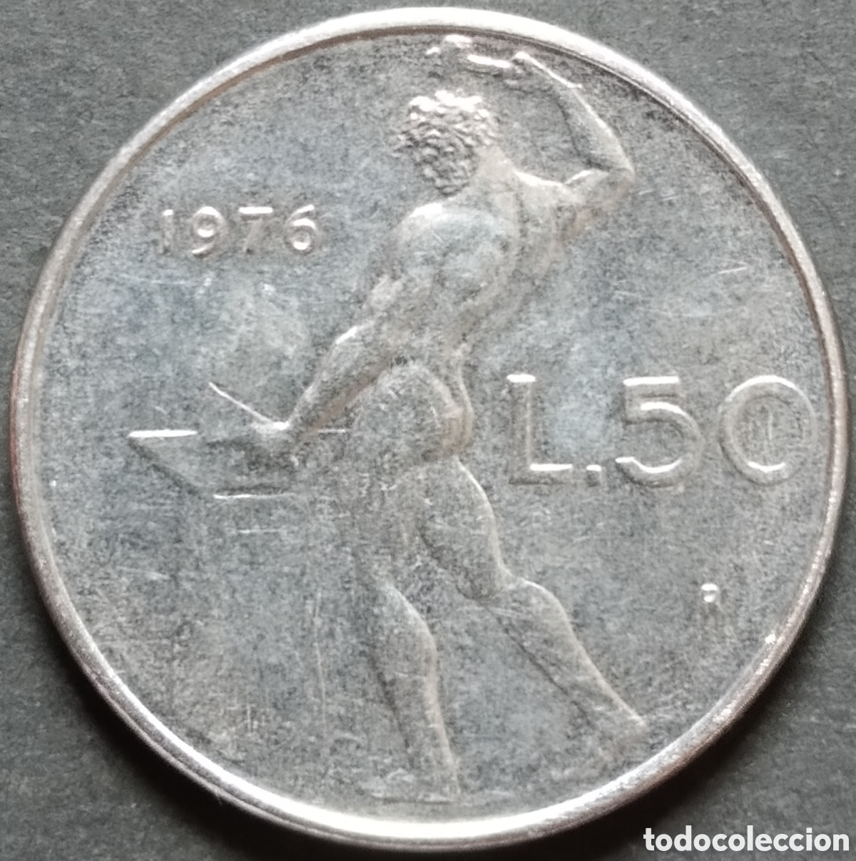 Monedas antiguas de Europa: MONEDA - ITALIA 50 LIRAS 1976