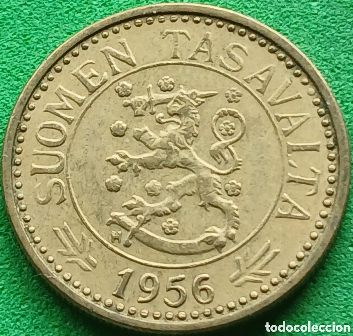 Monedas antiguas de Europa: Finlandia 10 marcos 1956 km#38