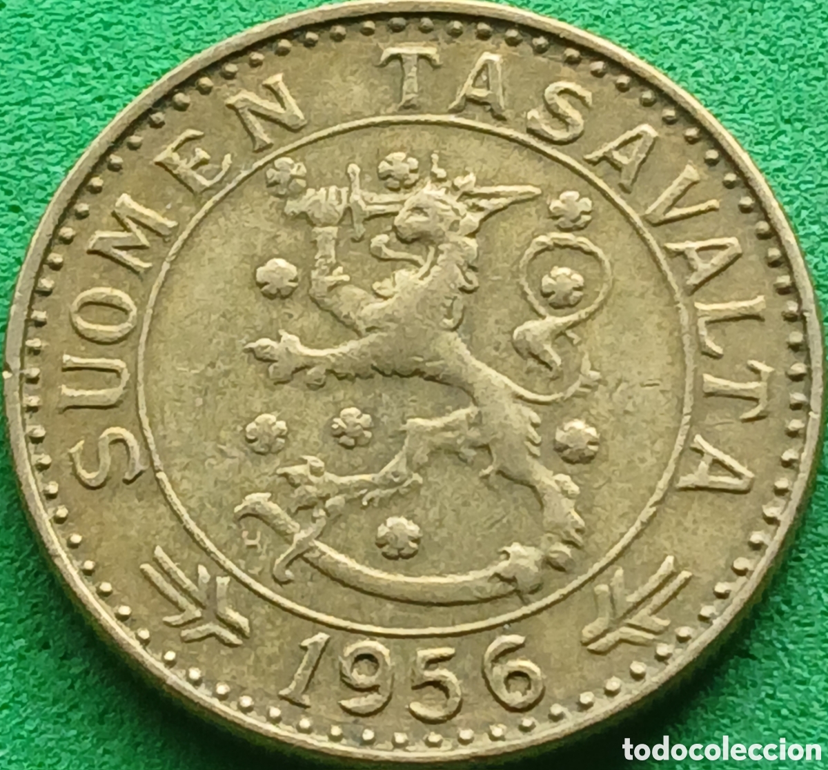 Monedas antiguas de Europa: Finlandia 20 marcos 1956 km#39 poco com&uacute;n