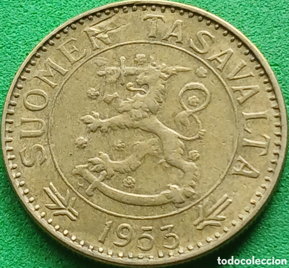 Monedas antiguas de Europa: Finlandia 50 marcos 1953 km#40