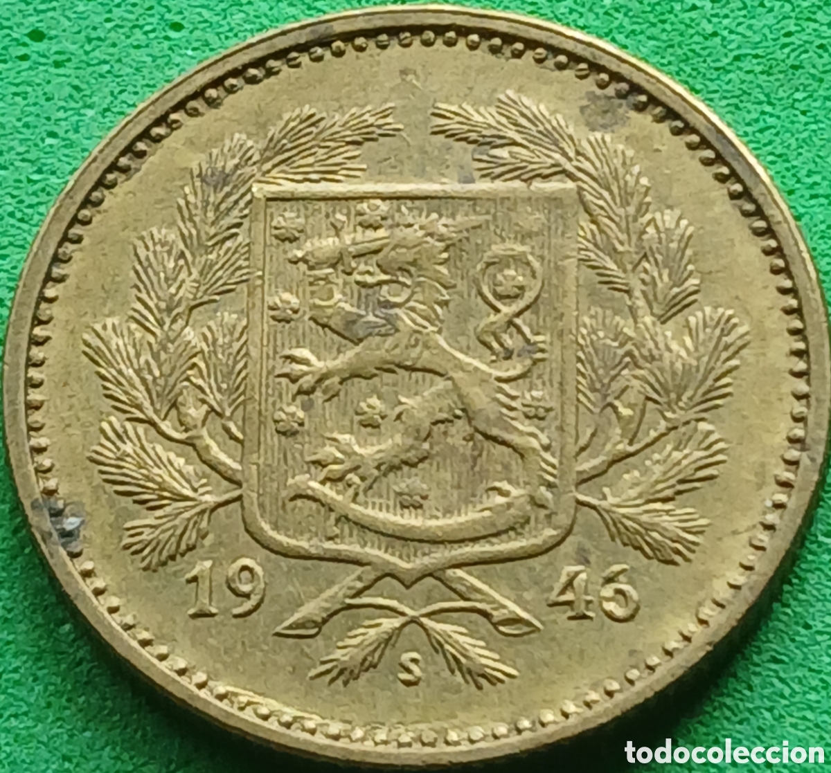 Monedas antiguas de Europa: Finlandia 5 marcos 1946 km#31a
