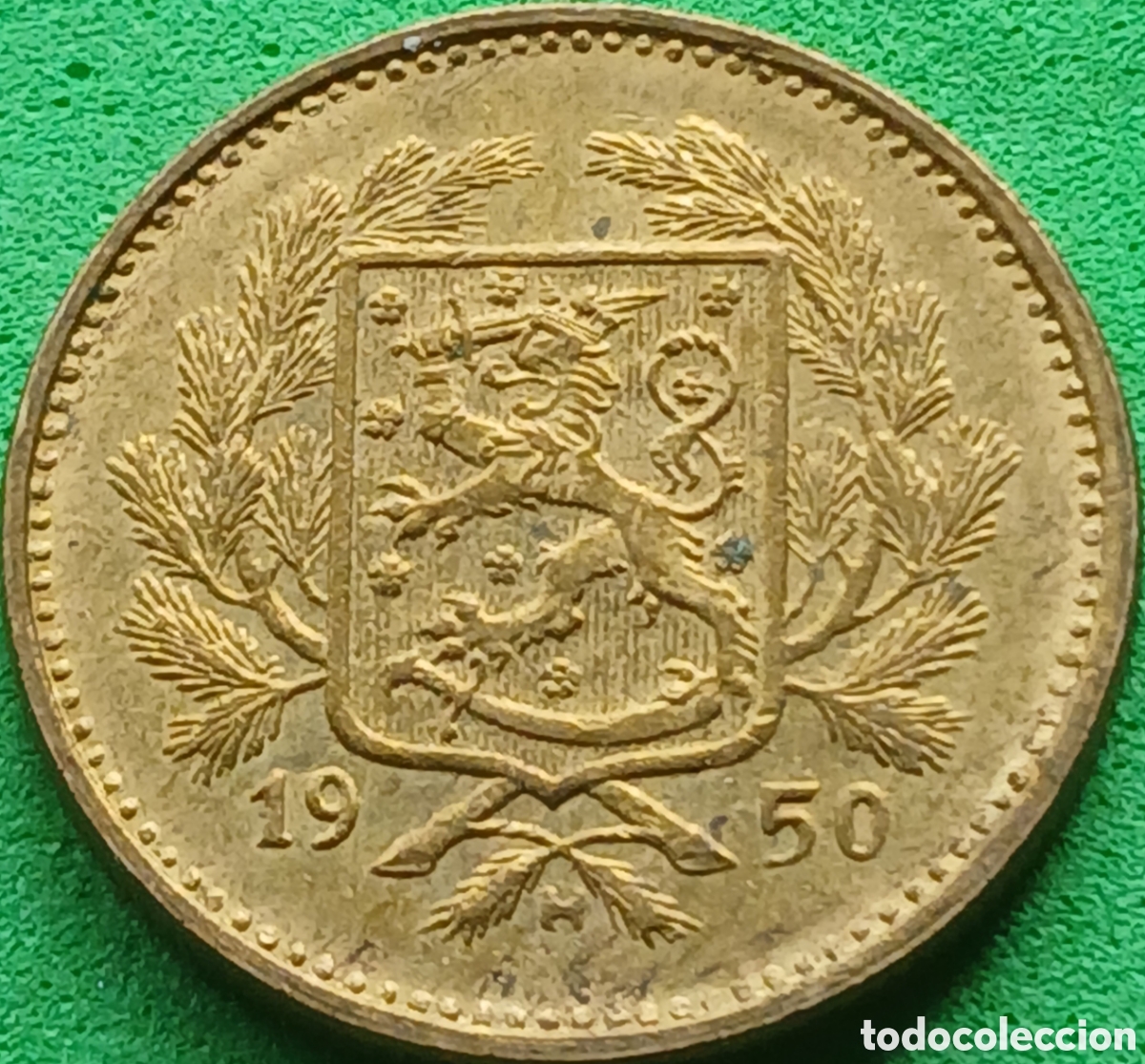 Monedas antiguas de Europa: Finlandia 5 marcos 1950 km#31a