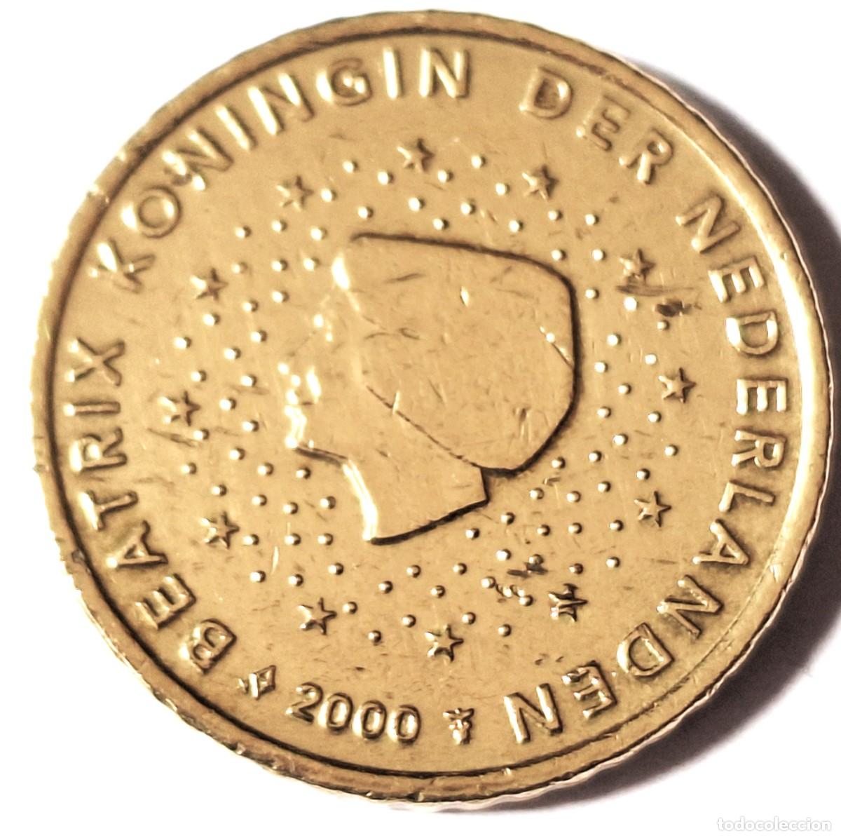 Monedas antiguas de Europa: PAISES BAJOS - MONEDA DE 50 CENTIMOS DE EURO DEL A&Ntilde;O 2000 - - BIEN CONSERVADA