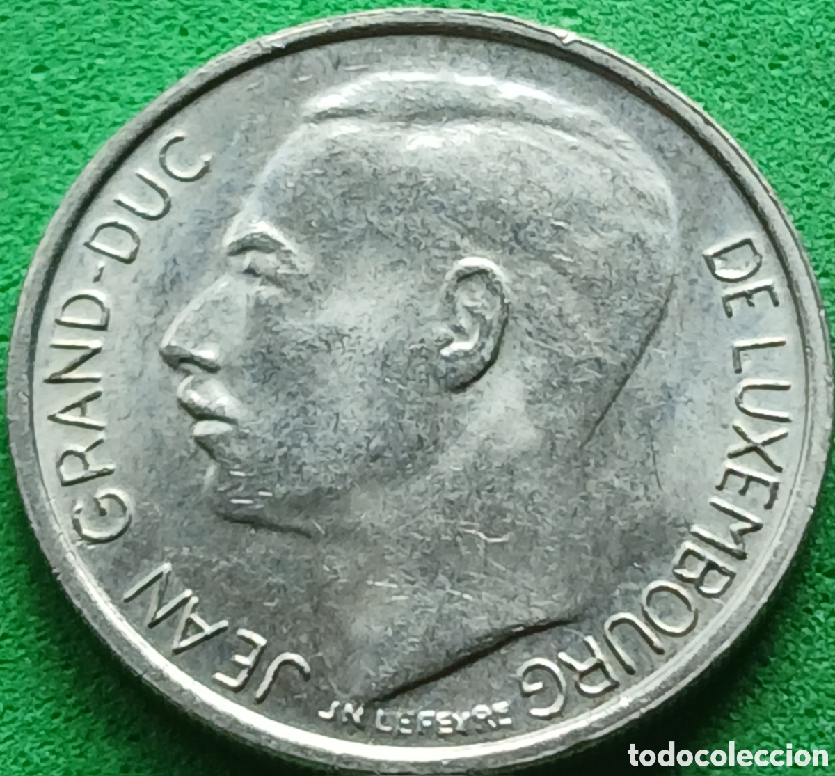 Monedas antiguas de Europa: Luxemburgo 1 franco 1984 km#55