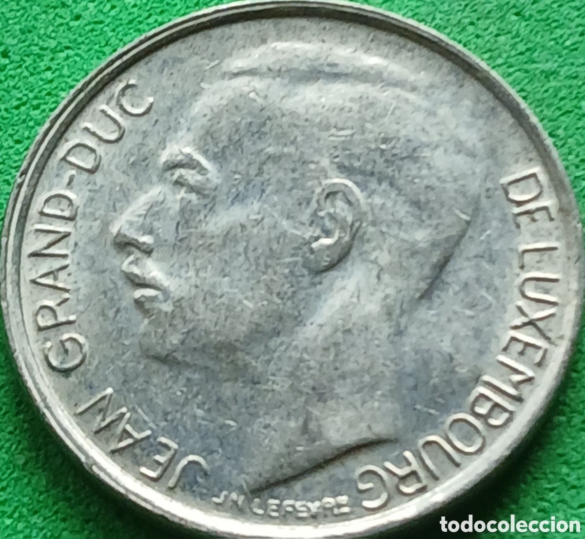 Monedas antiguas de Europa: Luxemburgo 1 franco 1983 km#55