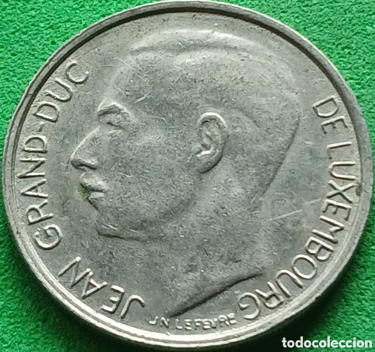 Monedas antiguas de Europa: Luxemburgo 1 franco 1981 km#55