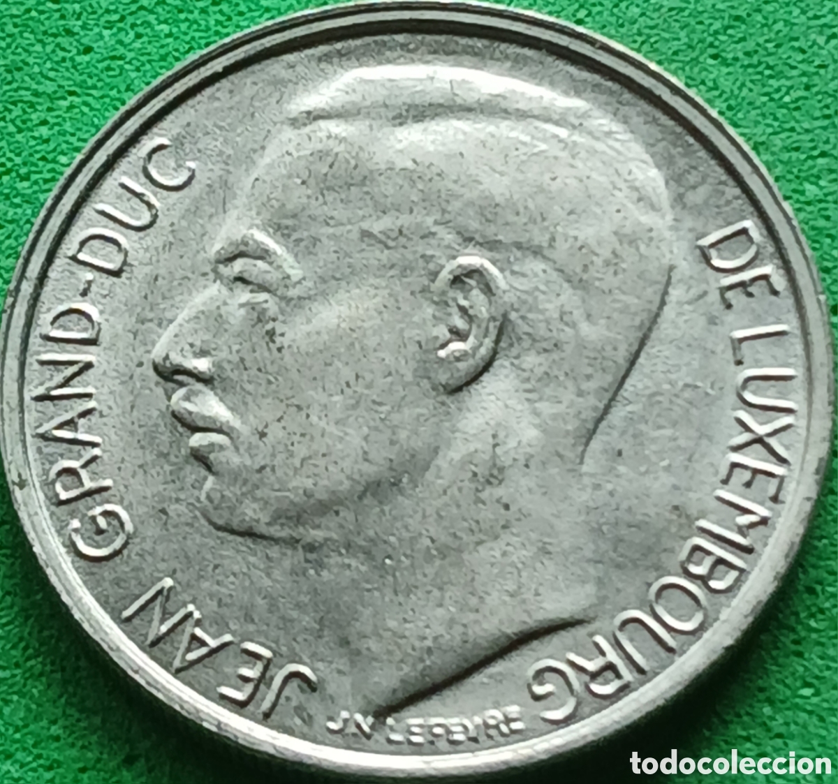Monedas antiguas de Europa: Luxemburgo 1 franco 1980 km#55